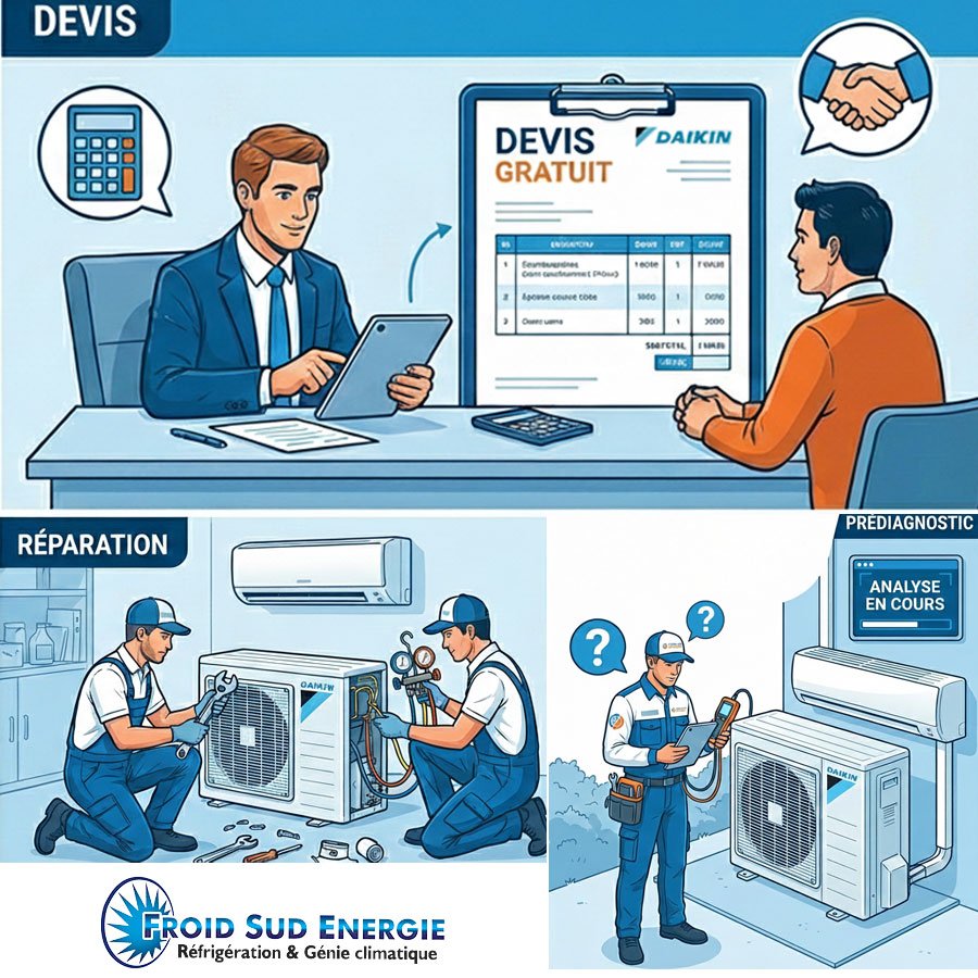 devis gratuit climatiseur Daikin Montpellier