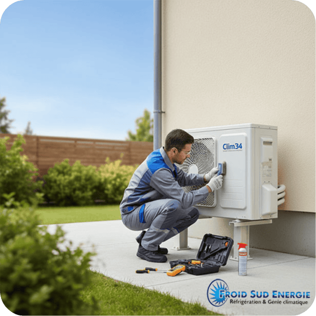 Entretien groupe exterieur de climatisation
