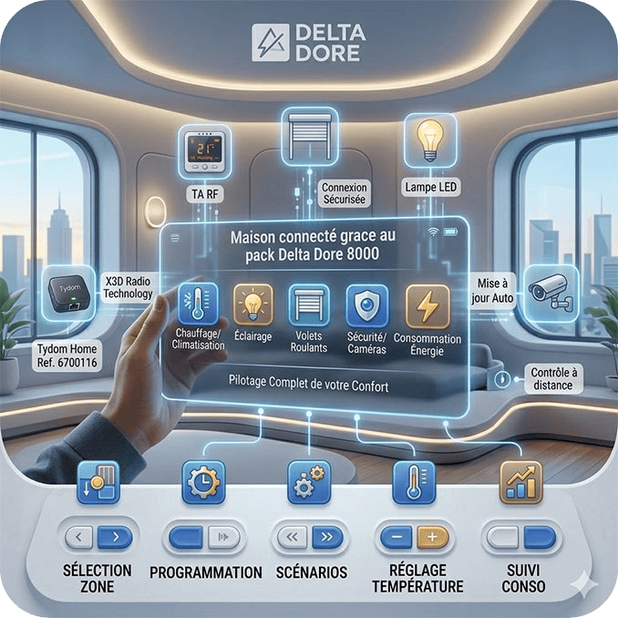 Maison connecté Delta Dore 8000 Maison connecté Delta Dore 8000