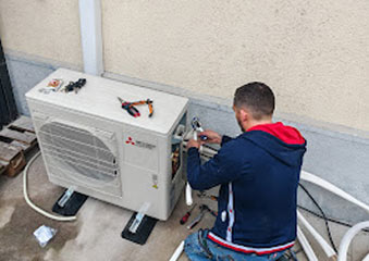 Installation d'un climatiseur Multisplit Mitsubishi-electric