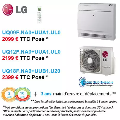 Climatisation LG Console