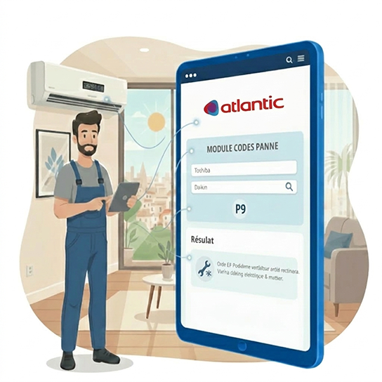 Codes panne Atlantic Fujitsu